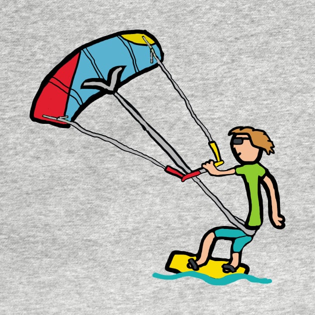 Kiteboarding by Mark Ewbie